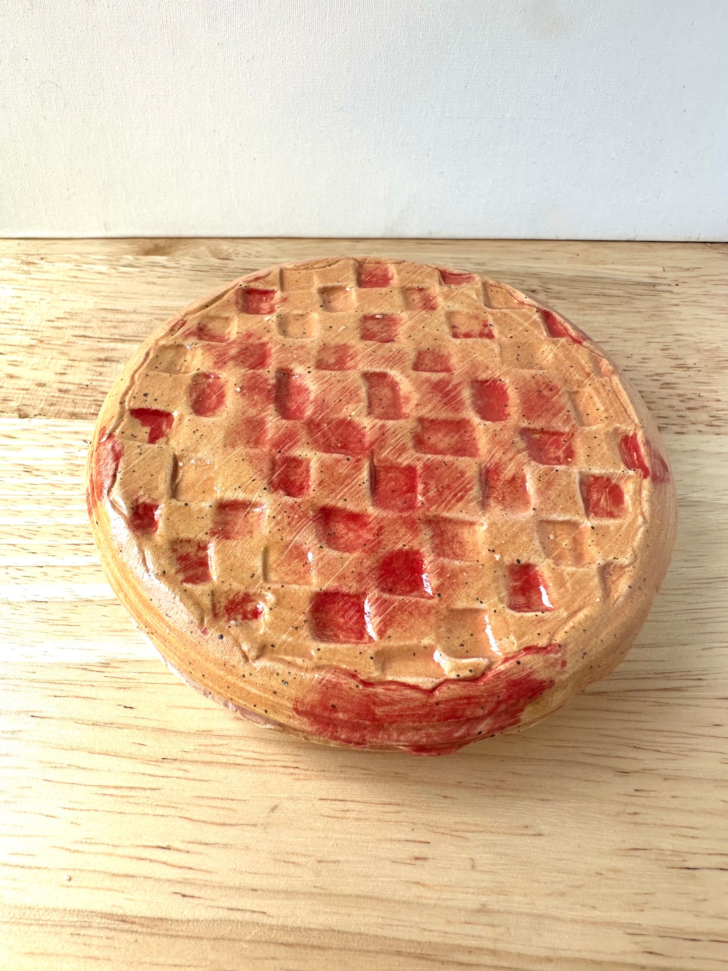 Cherry Pie Lidded Trinket Dish