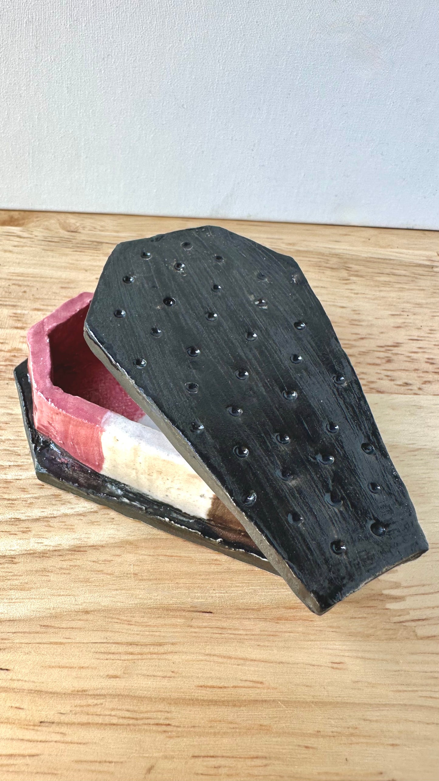 Ice Cream Sandwich Coffin Lidded Trinket Dish