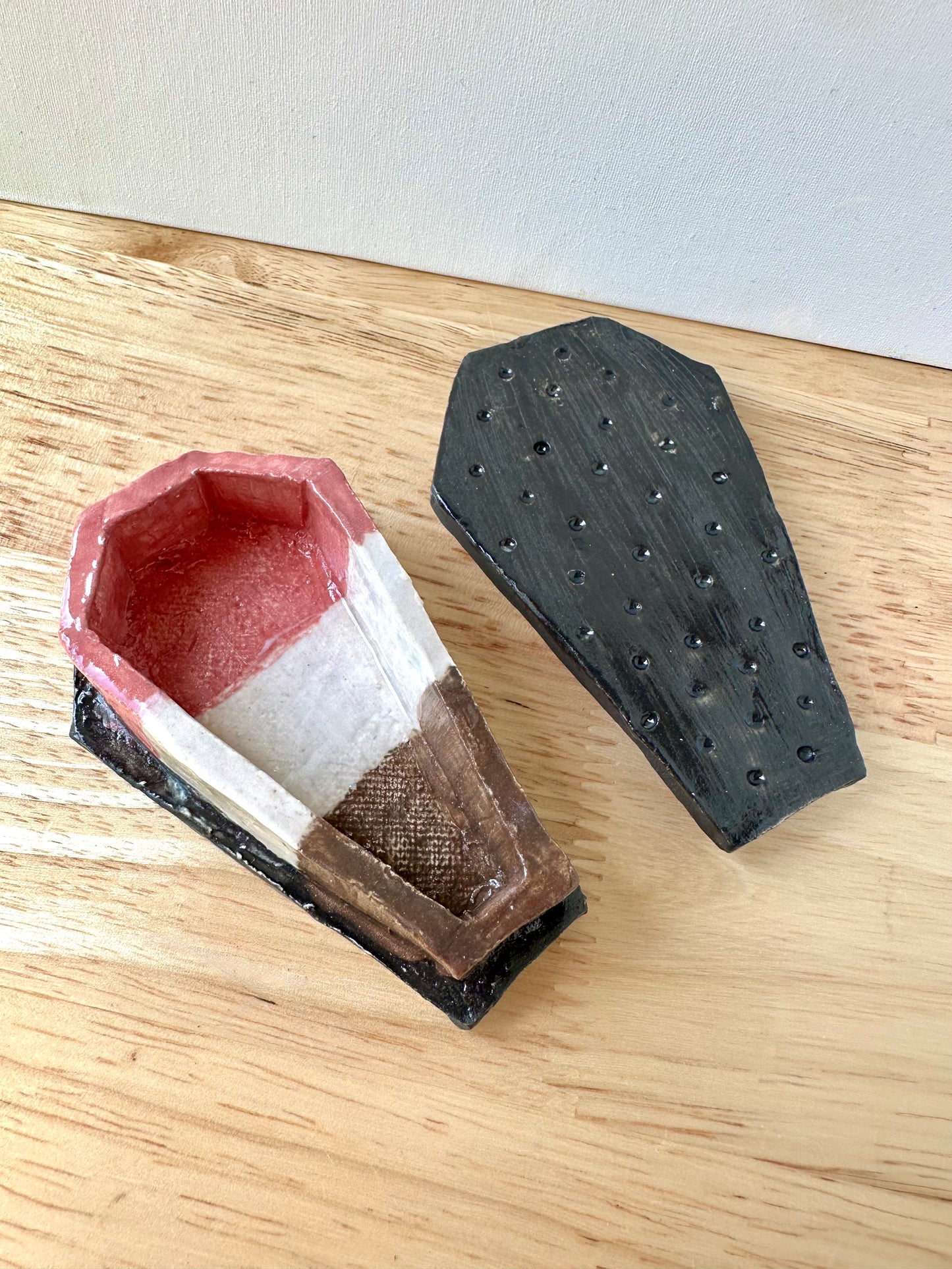 Ice Cream Sandwich Coffin Lidded Trinket Dish
