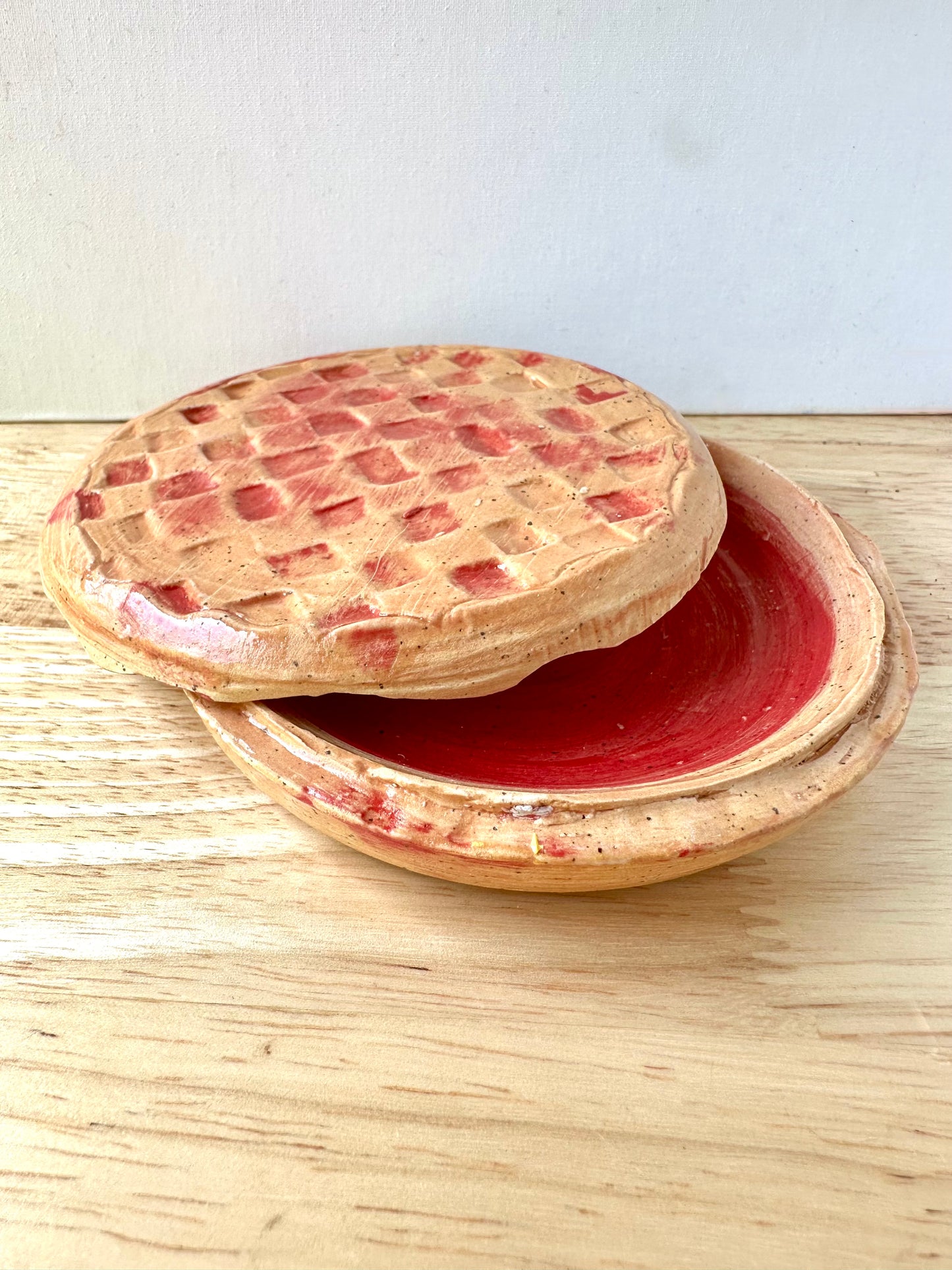 Cherry Pie Lidded Trinket Dish